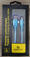 Кабель Gembird USB/Type C blue