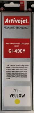 canon gi-490 yellow