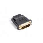 Адаптер Adapter Lanberg AD-0013-BK (HDMI F - DVI-D M; black color)