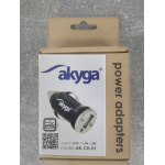 Akyga Car charger (AK-CH-01) 1000mA USB black
