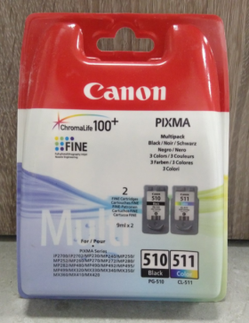 Струйные цветные картриджи Canon PG 510/CL 511 Dual Pack, оригинал