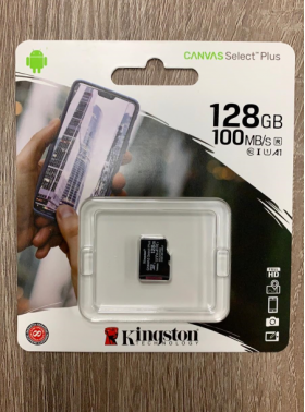 micro SD Kingston Canvas 128GB