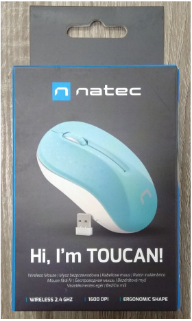 Мышка беспроводная Natec Toucan